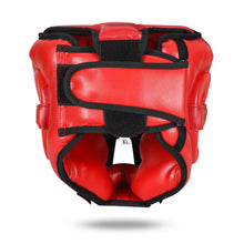 Load image into Gallery viewer, Head Guard with Removable Face Shield - Red